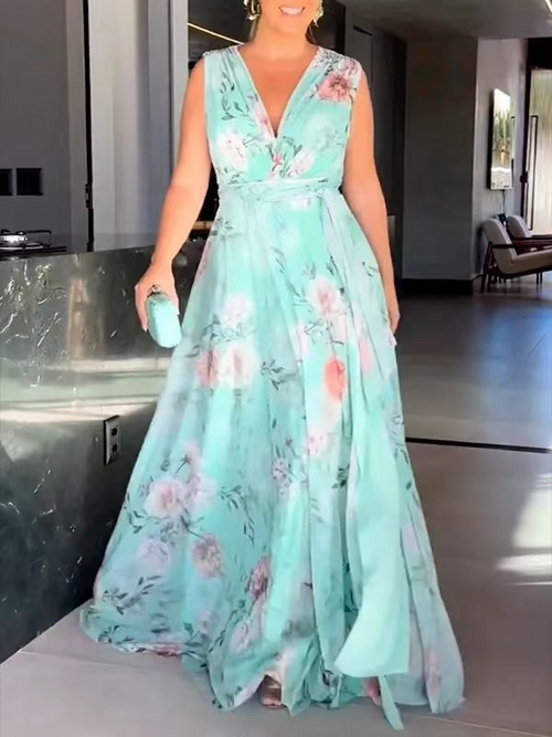 Luxe Flow Chiffon Dress