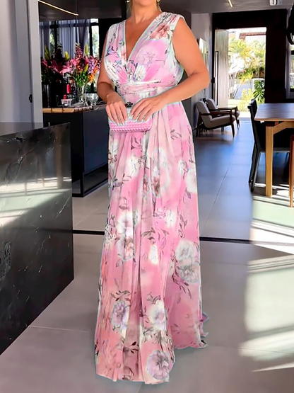 Luxe Flow Chiffon Dress
